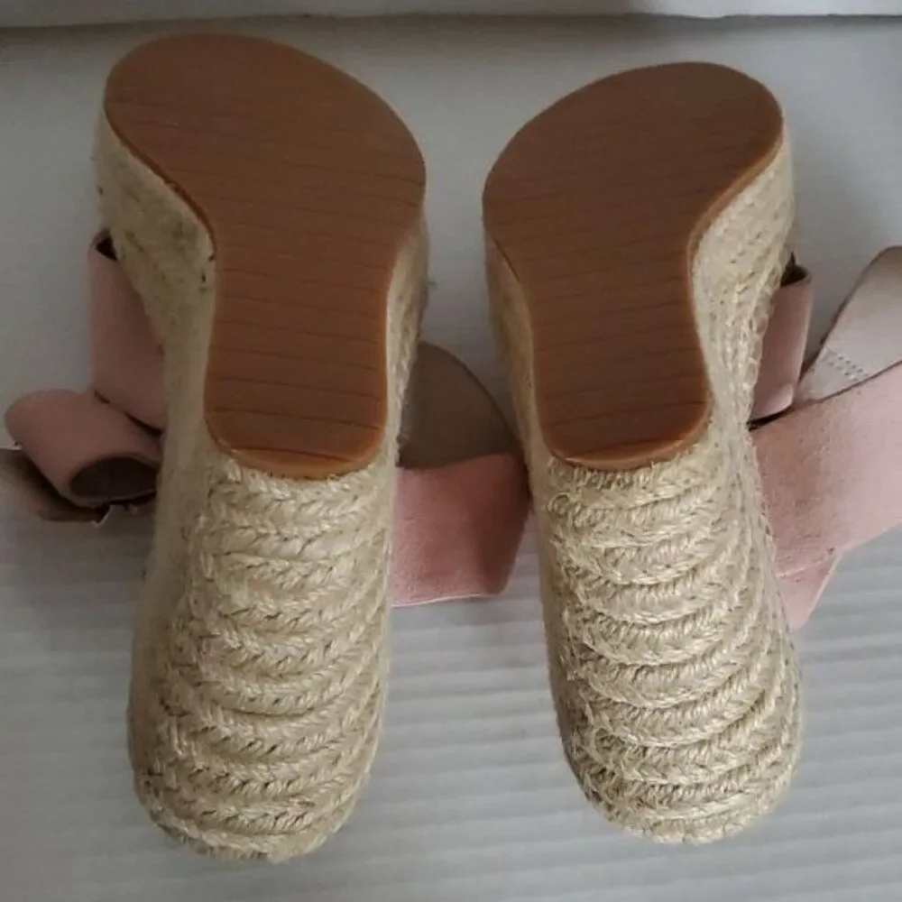 Kenneth Cole Espadrille Platform Wedges Sandals Heels New York Women's WOMAN 7.5